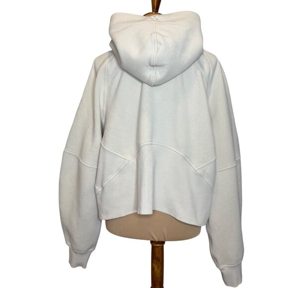 Lululemon Beige Oversized Scuba Hoodie Cropped XL/XXL - Picture 3 of 10